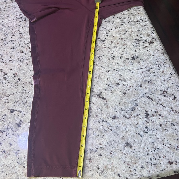 Lululemon Burgundy Leggings - Picture 9 of 9